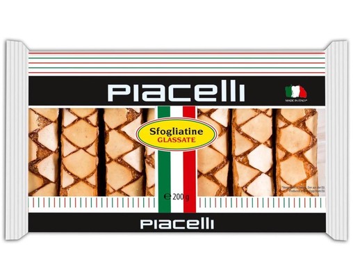 Piacelli 200g, pečivo z lístkového cesta s cukrovou glazúrou