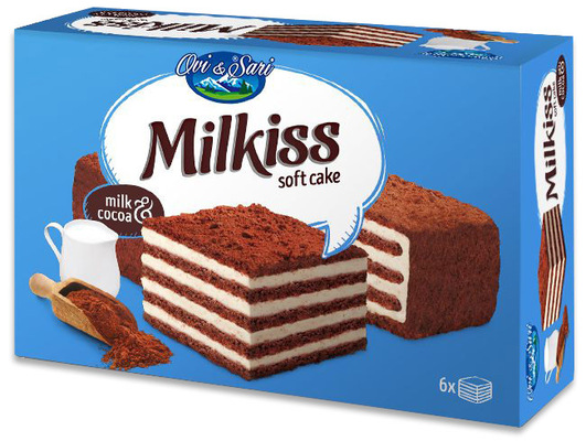 MILKISS 420g kakaovo-medový koláč plnený mliečnym krémom