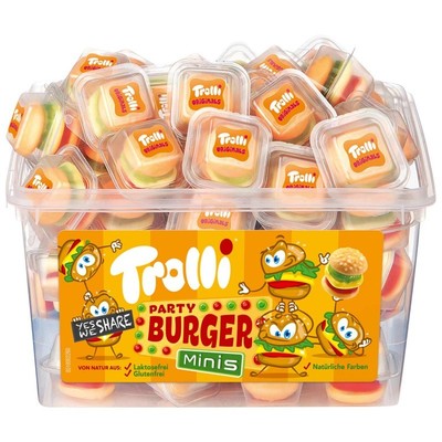 Trolli mini burger 10g želé