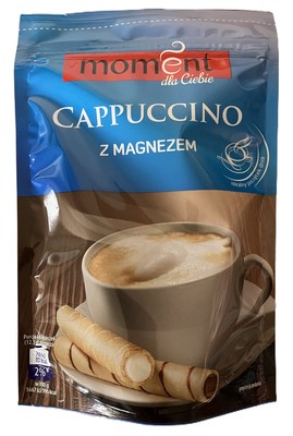 MOMENT CAPPUCCINO MAGNEZIUM 100g instantný kávový nápoj s magnéziom