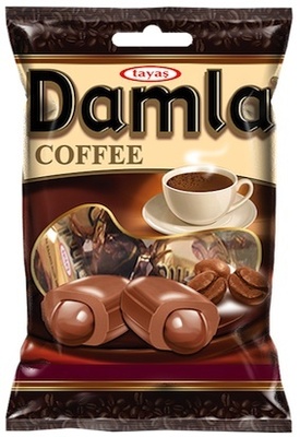 Damla 90g, karamelky s kávovou náplňou