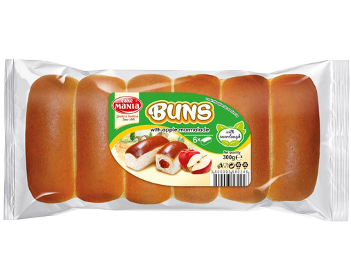 BUNS 250g tradičné buchty plnené jablkovou marmeládou