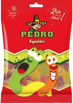 Pedro kyseláci, želé s ovocnými príchuťami, 80g