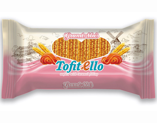 Tofitello 440g oblátky s karamelovou náplňou