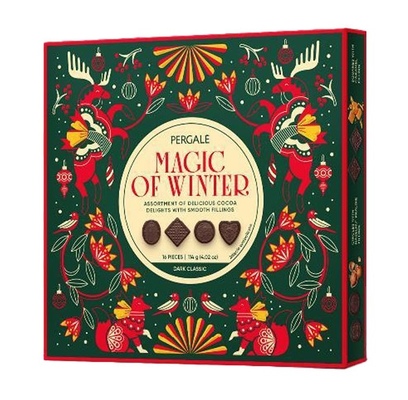 MAGIC OF WINTER DARK 114g zmes praliniek z kakaovej pochúťky