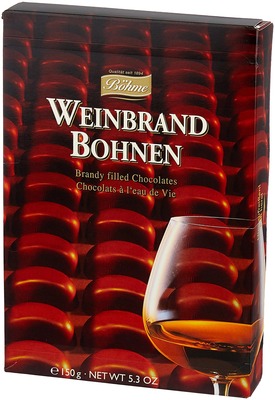 Böhme brandy beans 150g pralinky z horkej čokolády s brandy náplňou