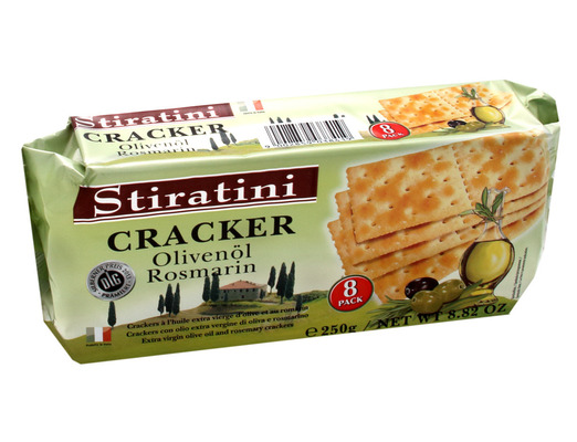 Cracker 250g, krekry s extra panenským olivovým olejom a rozmarínom