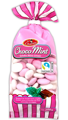 Choco mint 200g, čokoládové dražé