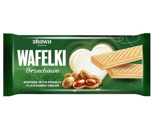 WAFELKI 180g, oblátky s arašidovou náplňou