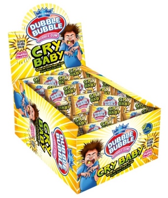 CRY BABY  4,75g kyslé žuvačky s ovocnou príchuťou