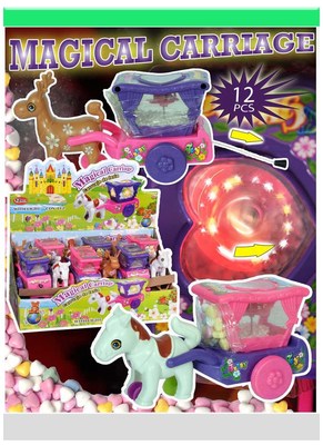 Magical carriage 5g, hračka s cukríkmi