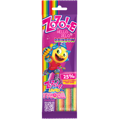 ZOZOLE rainbow 75g dúhové želé	