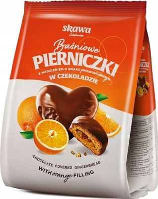 Perníčky 150g s náplňou s pomarančovou príchuťou celomáčané v čokoláde
