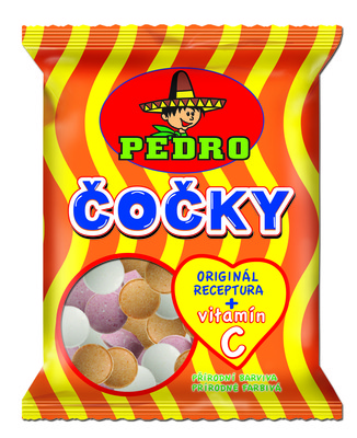 Pedro čočky 60g ovocný komprimát