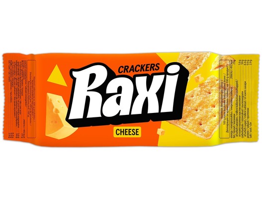 RAXI CHEESE 72g krekry s príchuťou syra