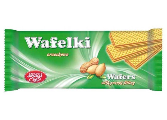 WAFELKI 180g, oblátky s arašidovou náplňou