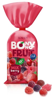 BONNY FRUIT MIX BERRY 200g želé s ovocnými príchuťami