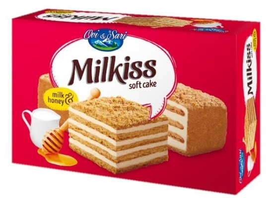 MILKISS 420g medová torta plnená mliečnym krémom