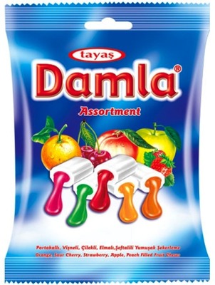 Damla 1000g, karamelky ovocný mix