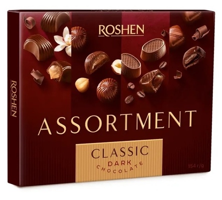 ROSHEN ASSORTMENT CLASSIk 154g zmes praliniek z horkej čokolády
