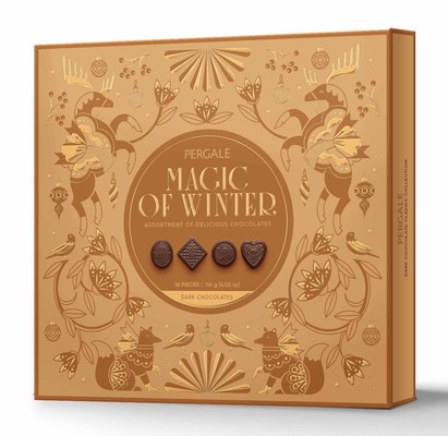 MAGIC OF WINTER DARK 114g zmes praliniek z kakaovej pochúťky