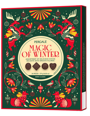 MAGIC OF WINTER DARK 171g zmes praliniek z kakaovej pochúťky
