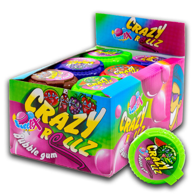 CRAZY ROLL 16g žuvačka s ovocnou príchuťou