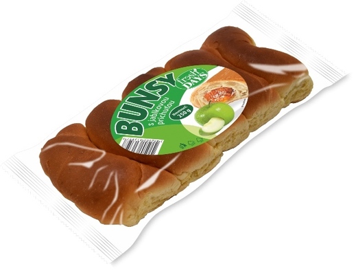 Bunsy 250g tradičné buchty s jablkovou príchuťou